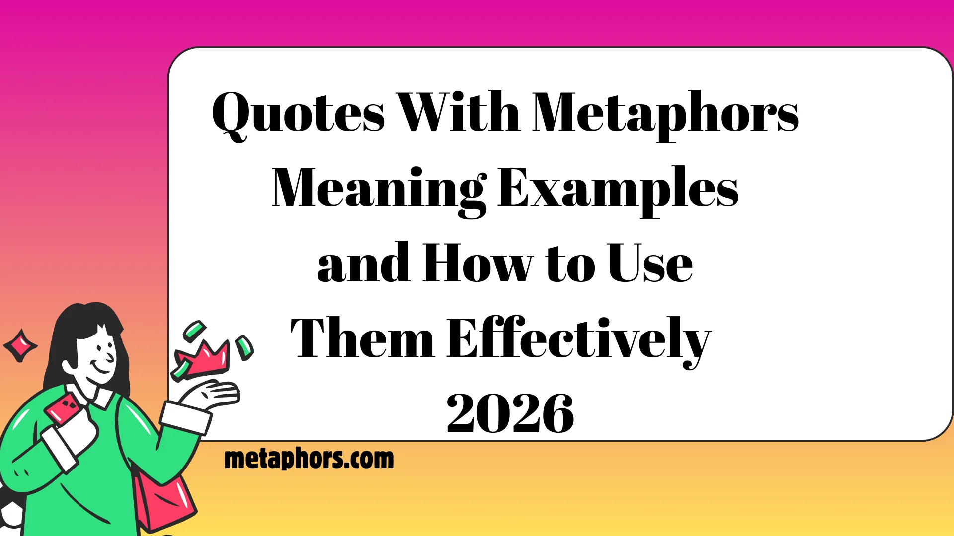 Quotes With Metaphors2026