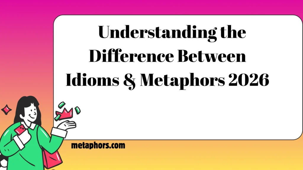 Understanding the Difference Between Idioms & Metaphors 2026