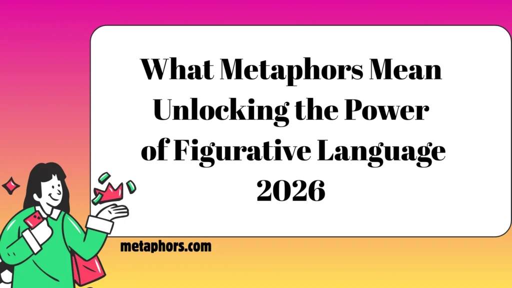 What Metaphors Mean2026