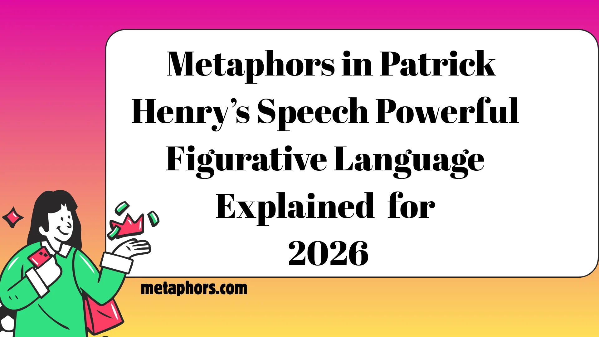 Metaphors in Patrick2026