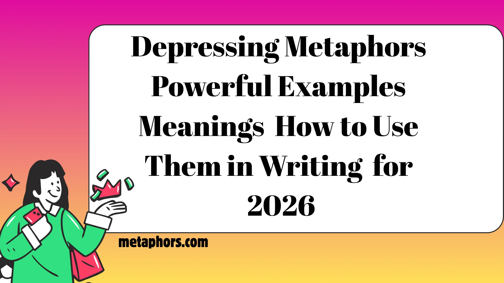 Depressing Metaphors2026