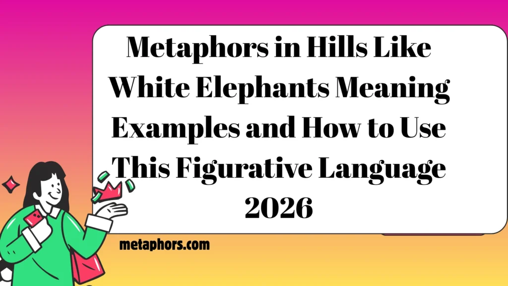 Metaphors in Hills Like White Elephants Examples and How to Use This Figurative Language 2026