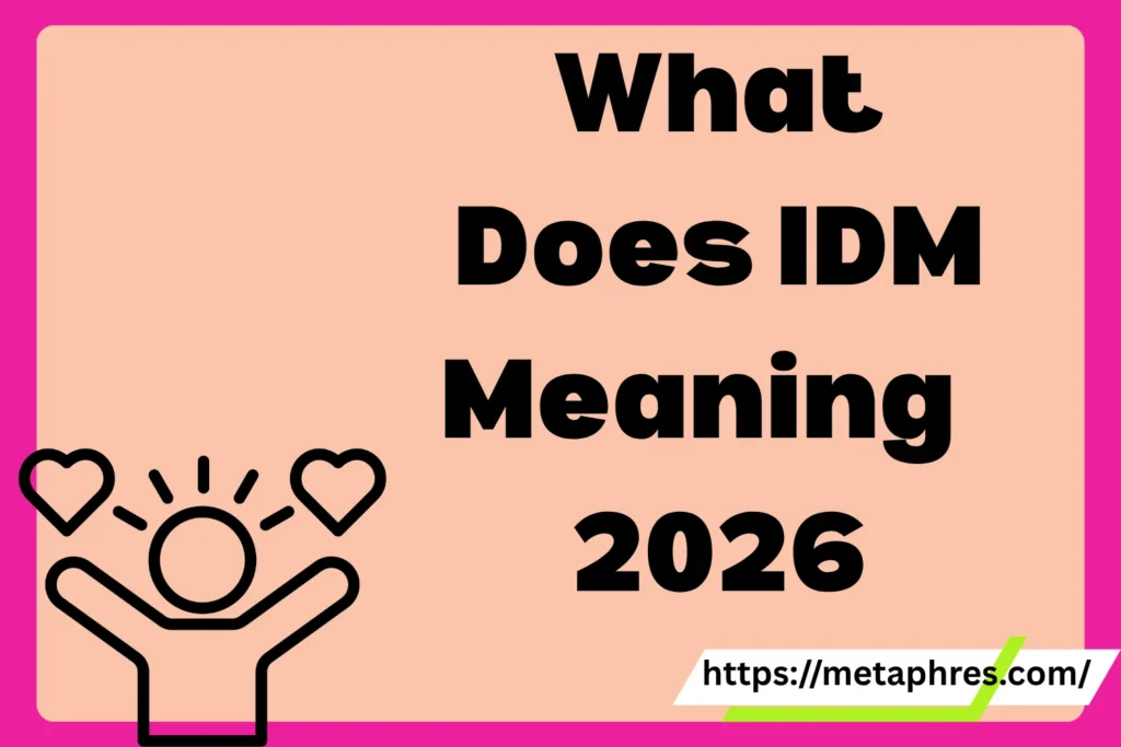 IDM Meaning2026