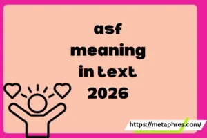 What Does asf meaning2026